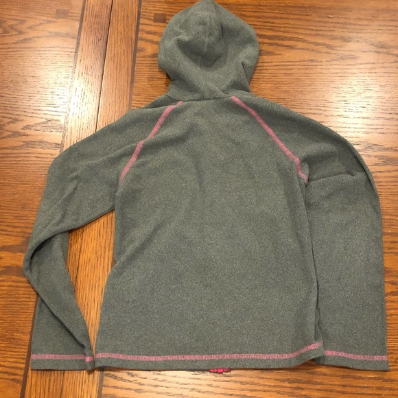 North Face Full Zip Hooded Fleece Jacket Girl Size Small 7/8 - Picture 11 of 12